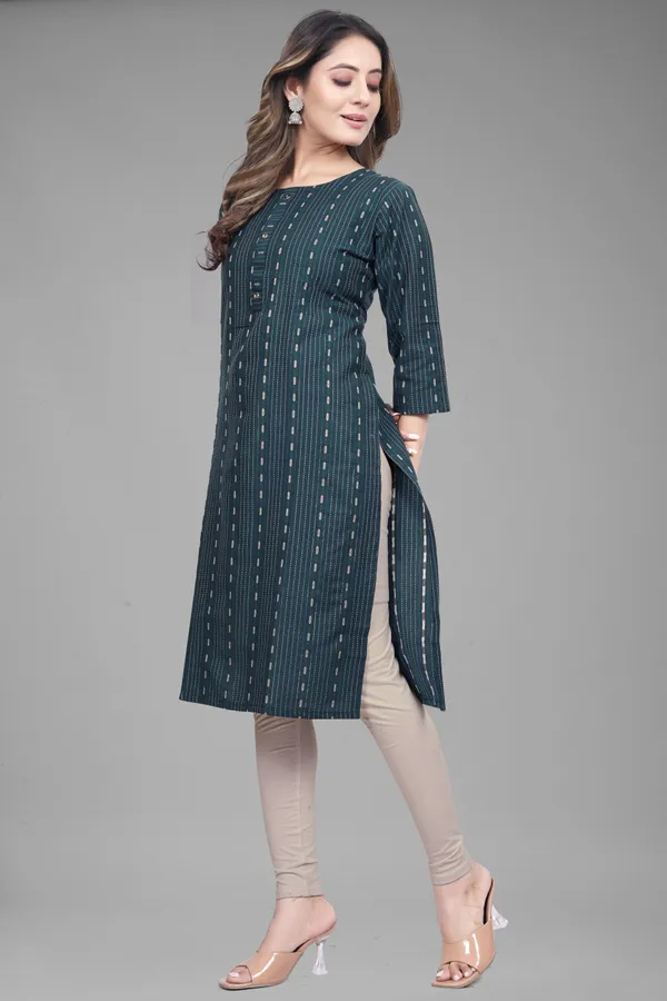 Blue_Cotton_Blend_Striped_Straight_Kurta