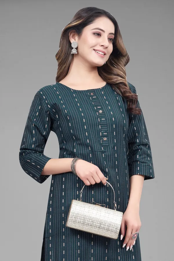 Blue_Cotton_Blend_Striped_Straight_Kurta