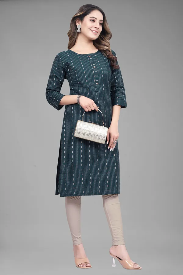 Blue_Cotton_Blend_Striped_Straight_Kurta