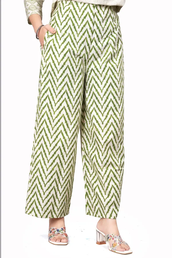 Green_Pure_Cotton_Solid_Kurta_Pant_Dupatta_Set