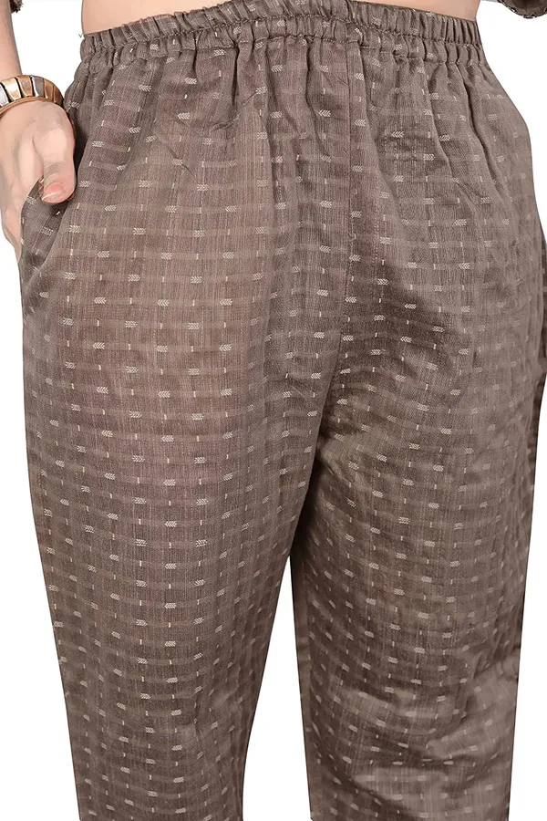 Brown_Party_Wear_&_Casual_Kurta_Pant_Dupatta_Set
