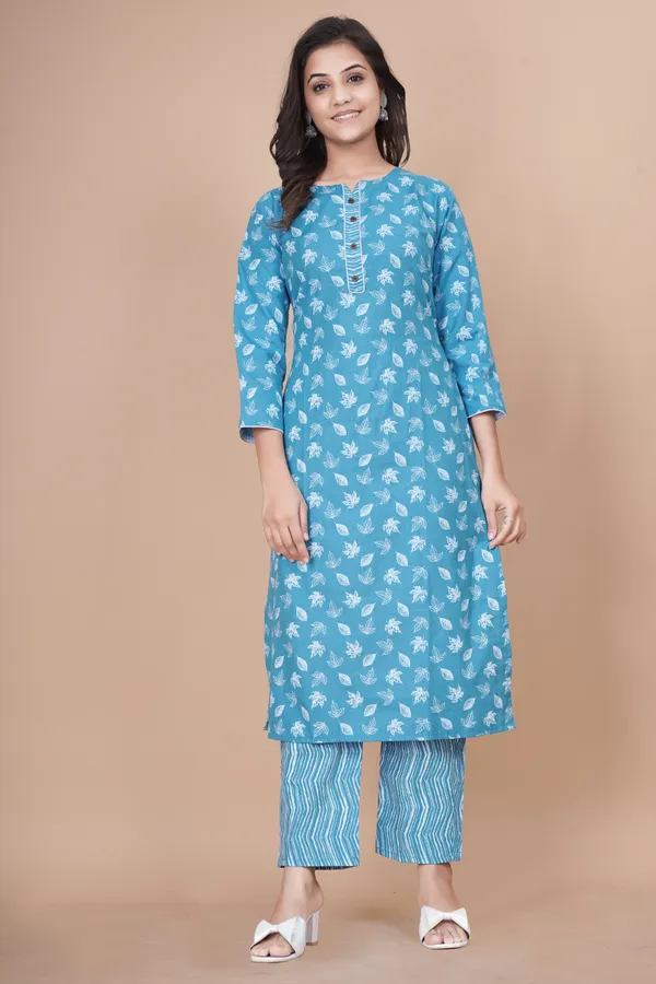 Blue_Pure_Cotton_Printed_Kurta_Pant__Set