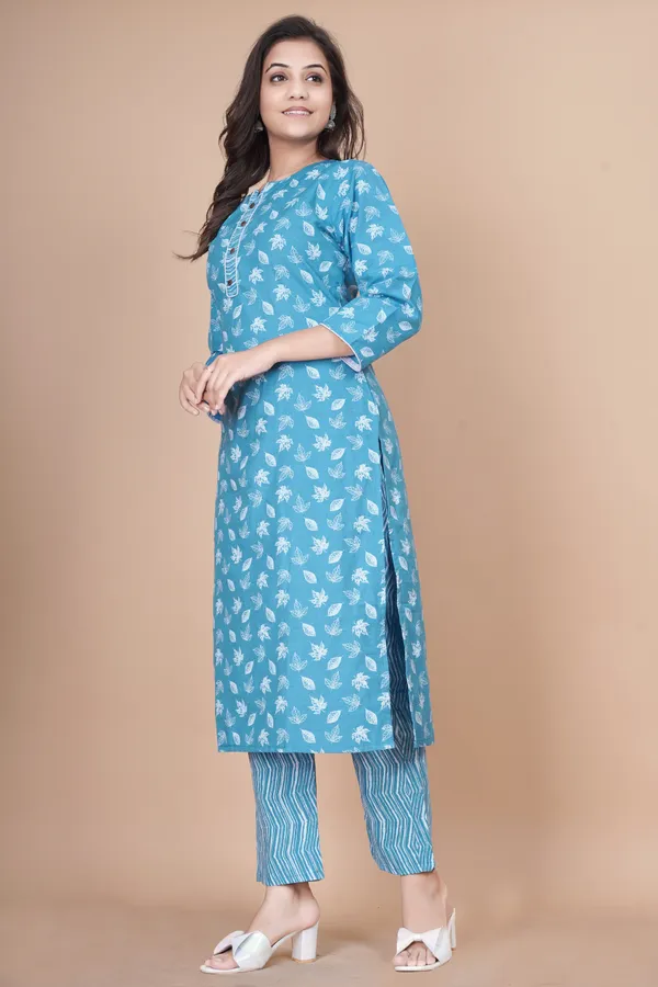 Blue_Pure_Cotton_Printed_Kurta_Pant__Set