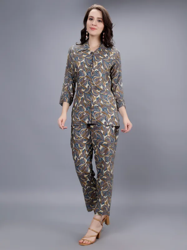 Grey_Modal_Fabric_Printed_Co-ords_for_Women