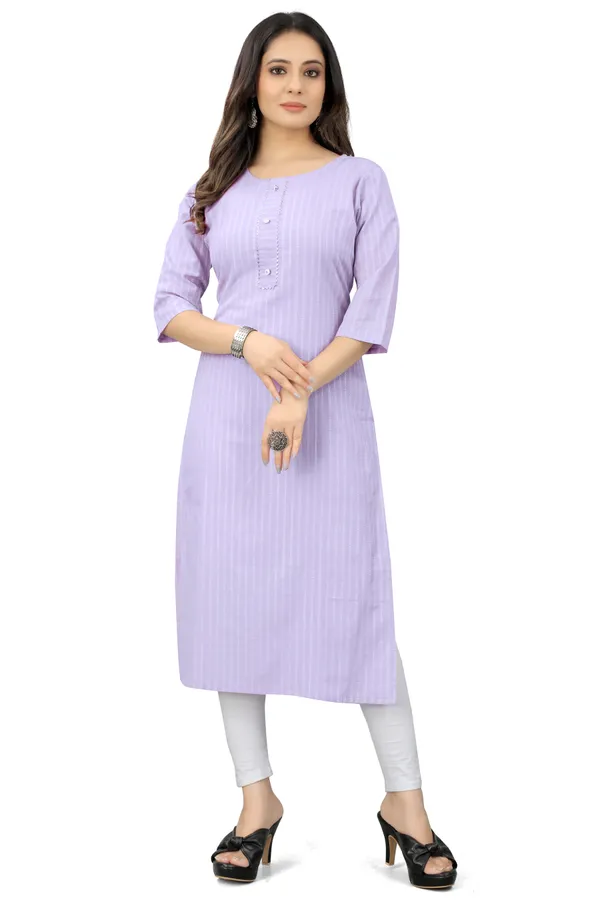 Purple_Cotton_Striped_Straight_Kurta