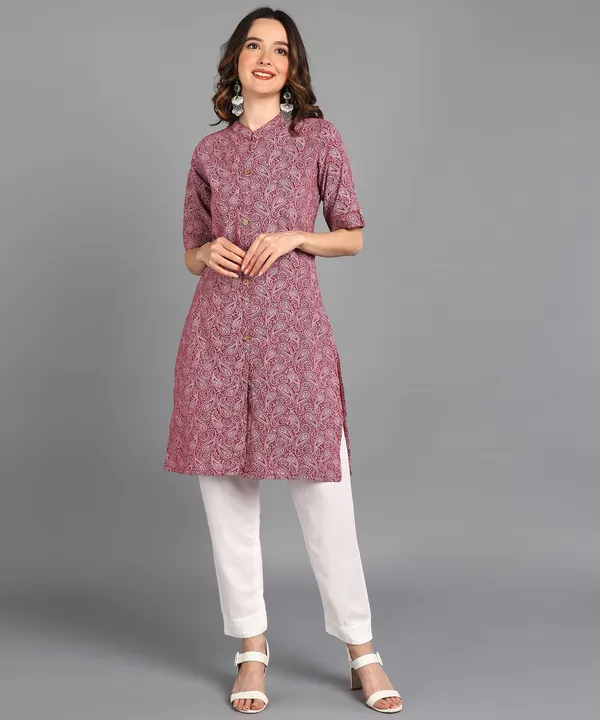 Women_Cotton_Blend_Kurti