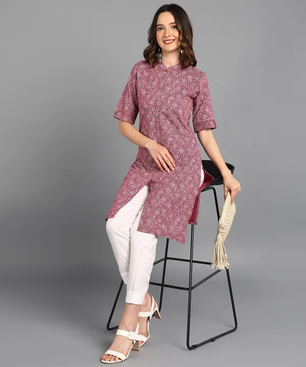 Women_Cotton_Blend_Kurti