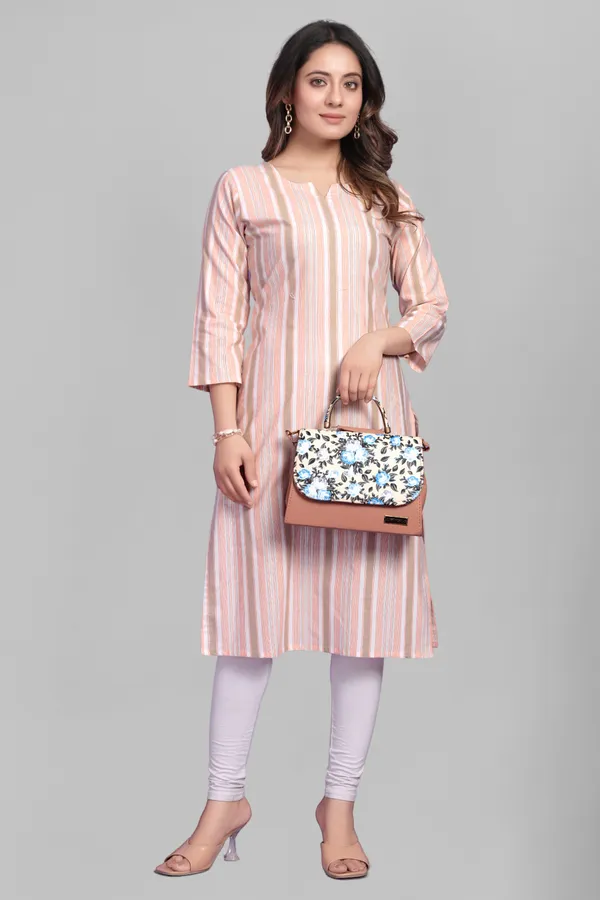 Women_Striped_Cotton_A-line_Kurta