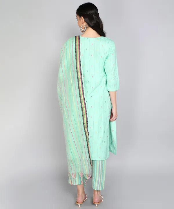 Women's_Pure_Cotton_Woven_designed_Kurta_and_pant_set_with_dupatta