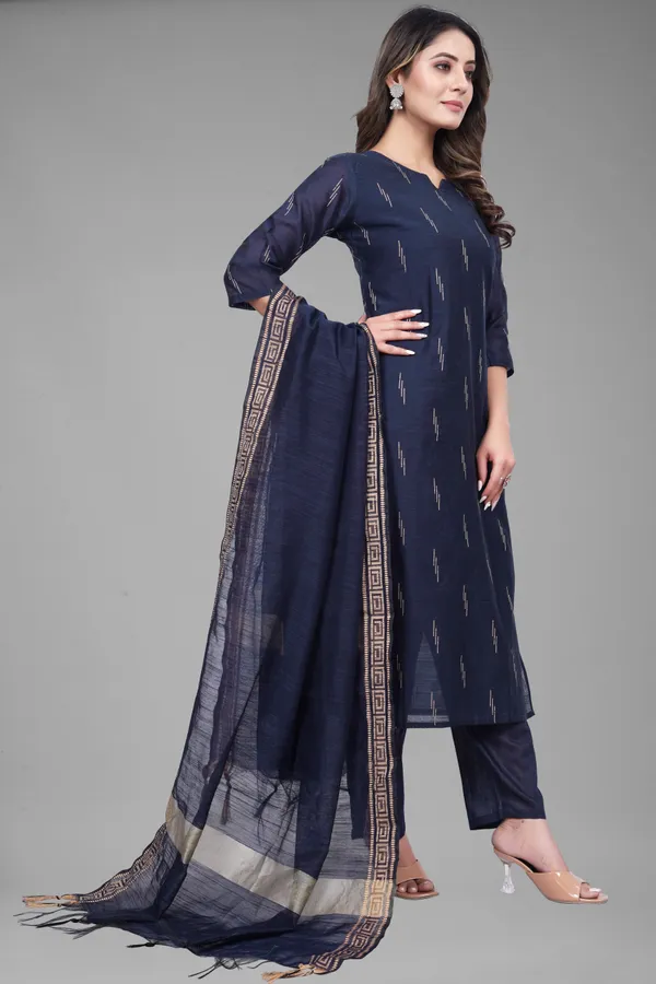 Blue_Party_Wear_&_Casual_Kurta_Pant_Dupatta_Set