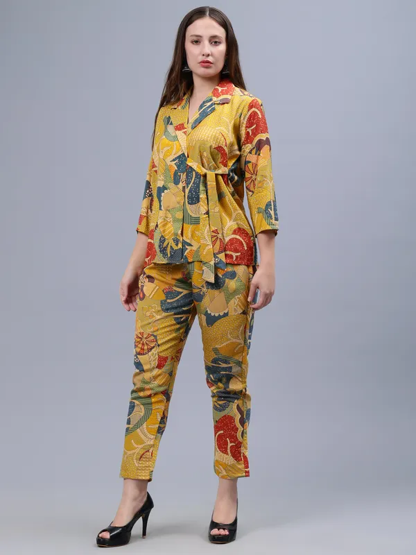 Yellow_Floral_Printed_Co-ords_Set