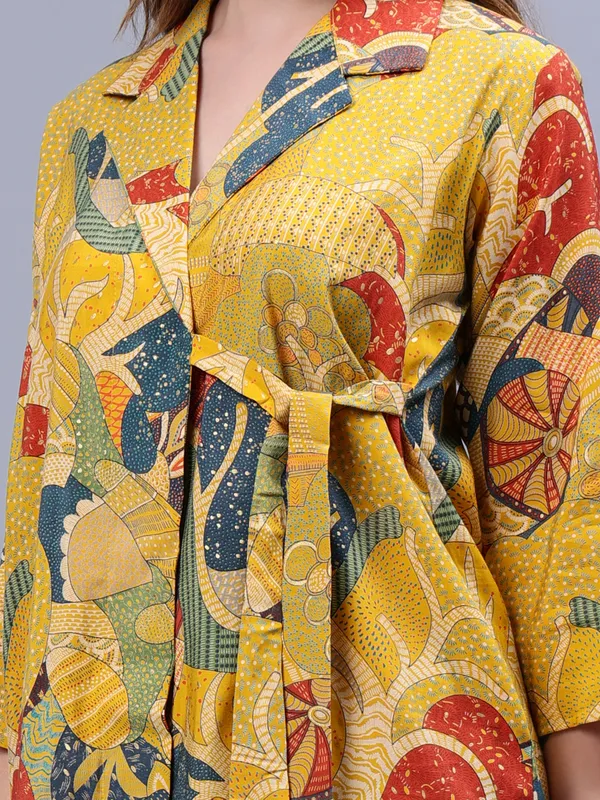 Yellow_Floral_Printed_Co-ords_Set