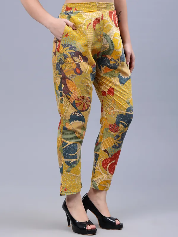 Yellow_Floral_Printed_Co-ords_Set