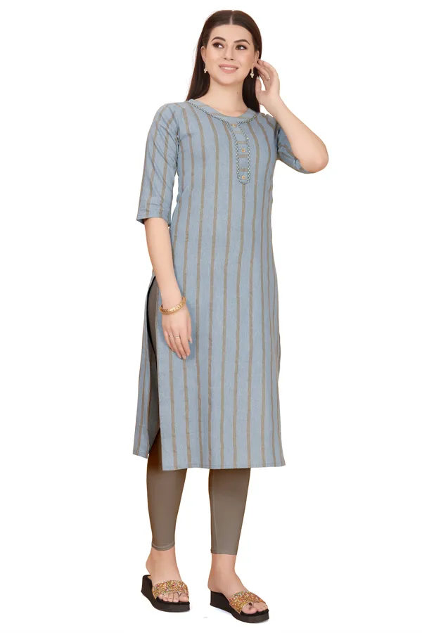 Blue_Cotton_Striped_Straight_Kurta