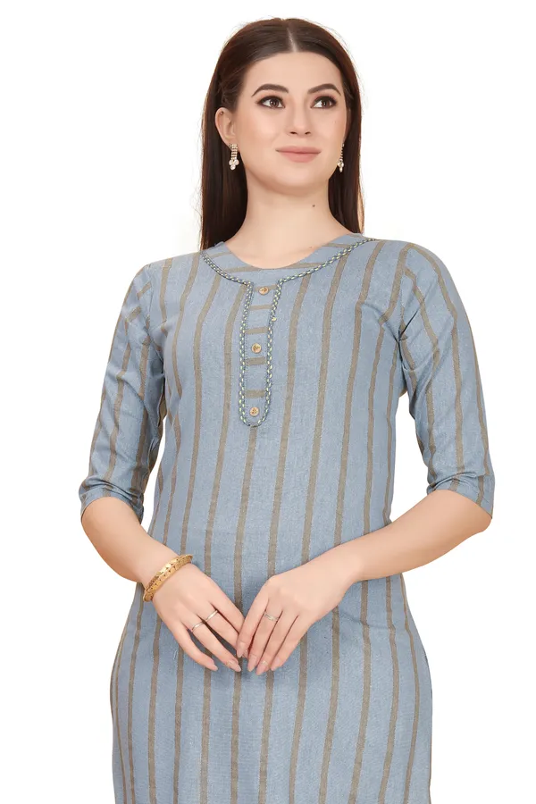 Blue_Cotton_Striped_Straight_Kurta