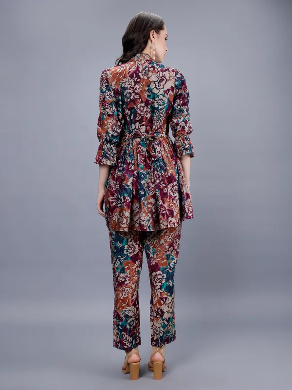 Purple_Modal_Fabric_Printed_Co-ords_for_Women