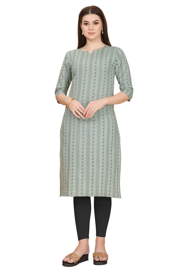 Grey_Cotton__Striped_Straight_Kurta