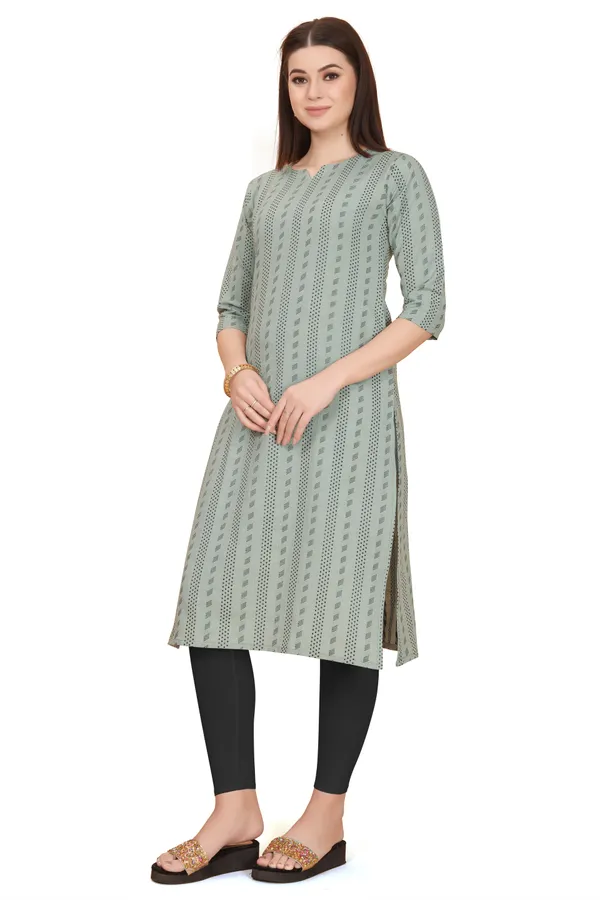 Grey_Cotton__Striped_Straight_Kurta