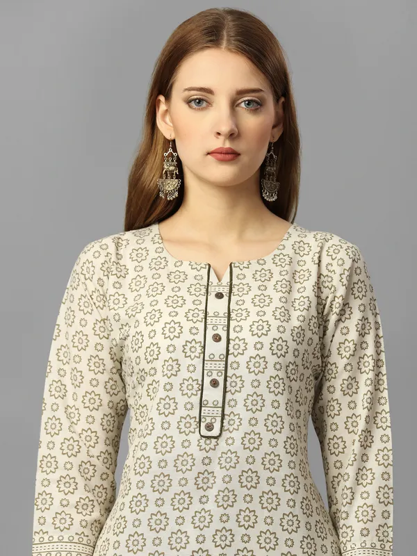 Grey_Pure_Cotton_Solid_Kurta_Pant_Dupatta_Set