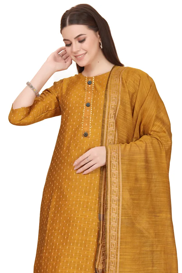 Yellow_Party_Wear_&_Casual_Kurta_Pant_Dupatta_Set