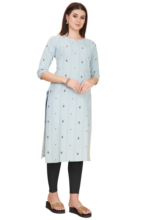 Blue_Cotton__Striped_Straight_Kurta
