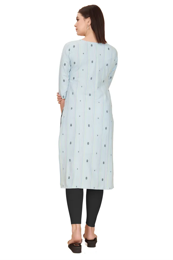 Blue_Cotton__Striped_Straight_Kurta