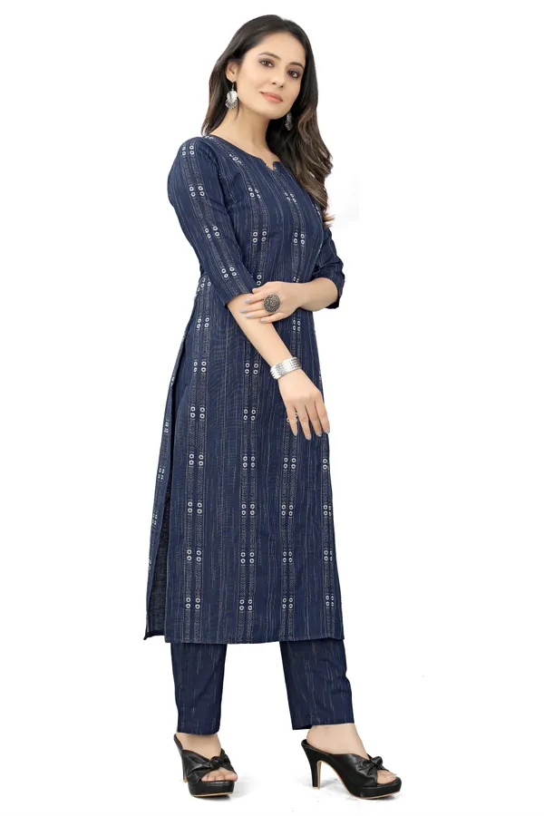 Blue_Cotton_Woven_Kurta_Pant__Set
