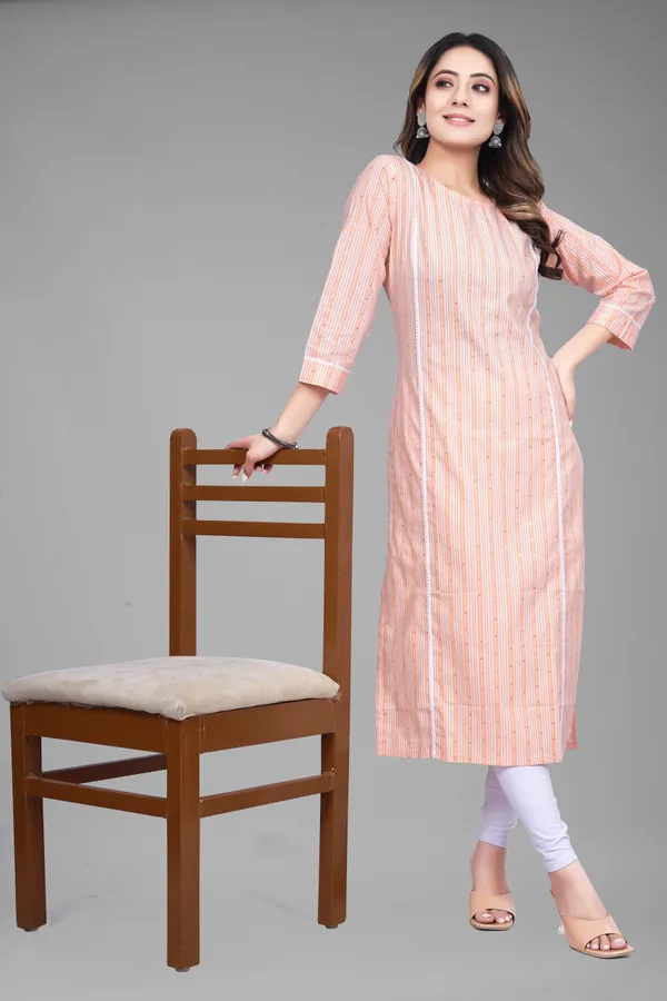 Orange_Cotton_Blend_Striped_Straight_Kurta