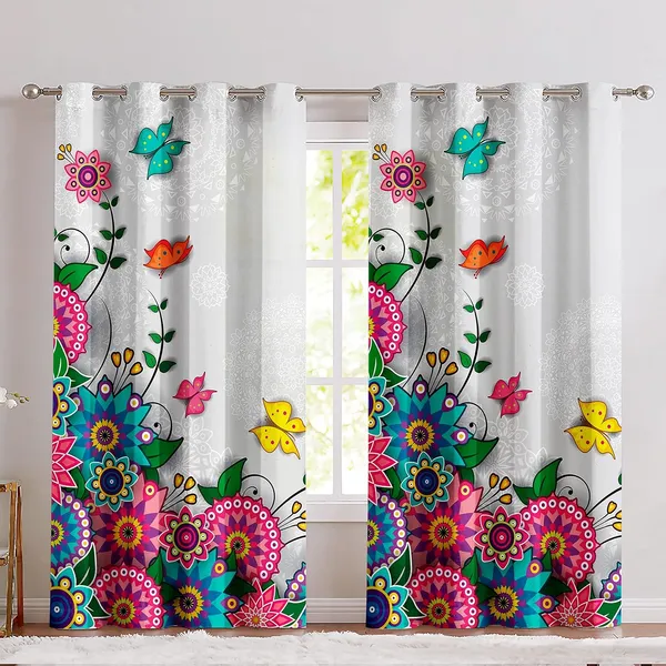 Pack_Of_2-_Polyester_piece_Floral_printed_Heavy__European_semi_transparent_Curtains_Grommet_Curtain?for?Living?Room