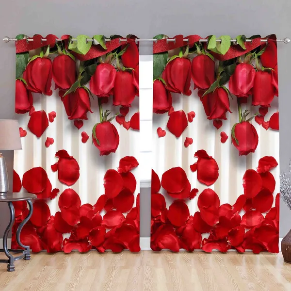 Pack_Of_2-_Polyester_piece_Red_flower_printed_Heavy__European_semi_transparent_Curtains_Grommet_Curtain?for?Living?Room