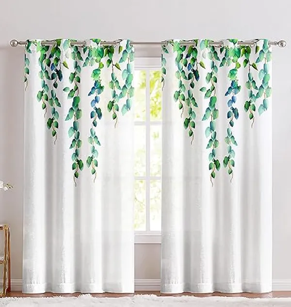 Pack_Of_2-_Polyester_piece_White_Green_printed_Heavy__European_semi_transparent_Curtains_Grommet_Curtain?for?Living?Room