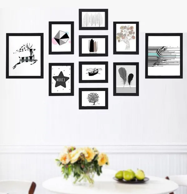 10_Black_Frame_Gallery_Wall_Set_for_Family_Collage_Set