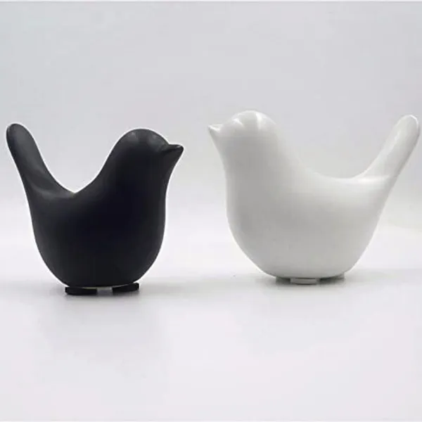 Charming_Ceramic_Birds__|_Set_of_2_pcs_Matt_Black_&_White