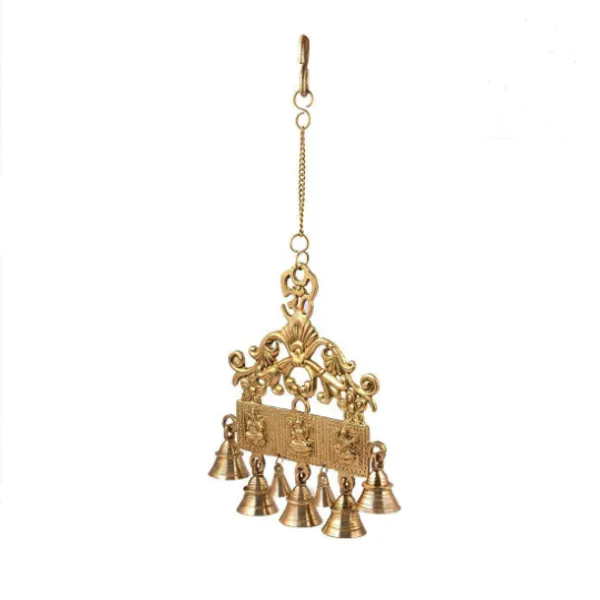 Gold_Mandir_decor_Brass_Wall_Hanging,_Ganesha_Lakshmi_&_Saraswati_with_7_Bells