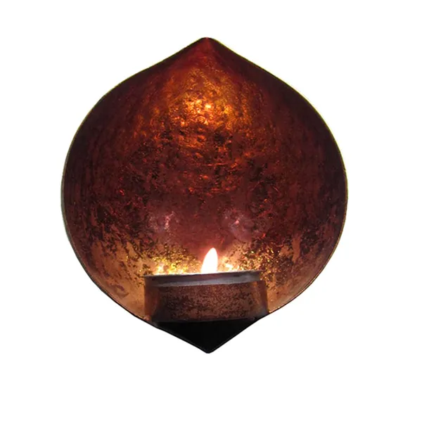 Gold_Finish_Drop_Shape_Wall_Candle_Holders_-_Copper_Leafing