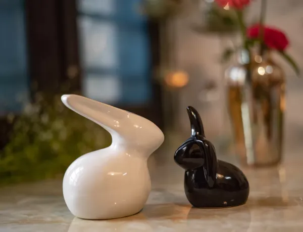 Ceramic_Rabit_Showpice_Set_Black_&_White