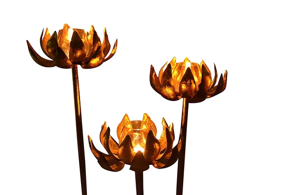 Golden_Pedistal_Sunflower_Candle_Holder_Set_of_3_pc_(18",_24",_36")