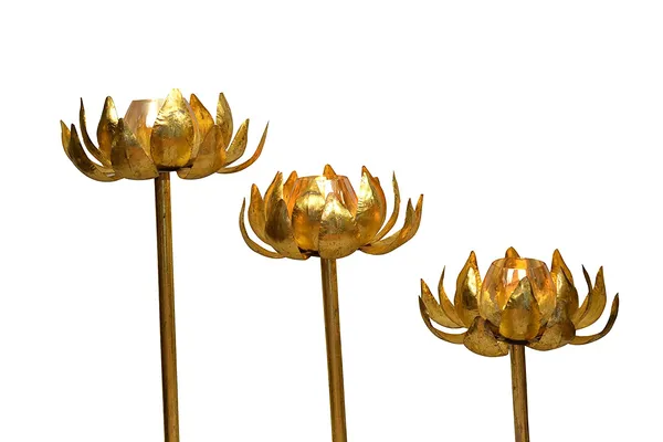 Golden_Pedistal_Sunflower_Candle_Holder_Set_of_3_pc_(18",_24",_36")