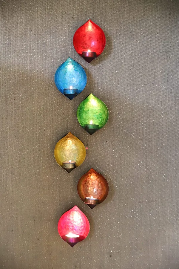 Rustic_Copper_Leafing_Drop_Shape_Wall_Candle_Holders_-_Copper_Leafing-(Pack_of_2_Pcs)
