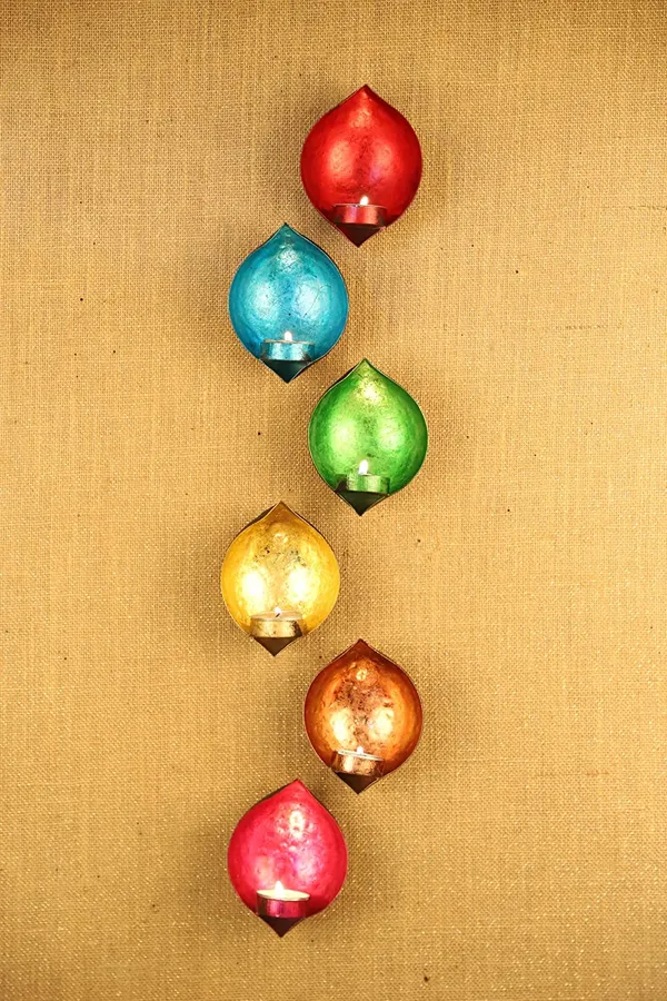 Rustic_Green_Leafing_Drop_Shape_Wall_Candle_Holders_Green_Leafing-(Pack_of_2_Pcs)