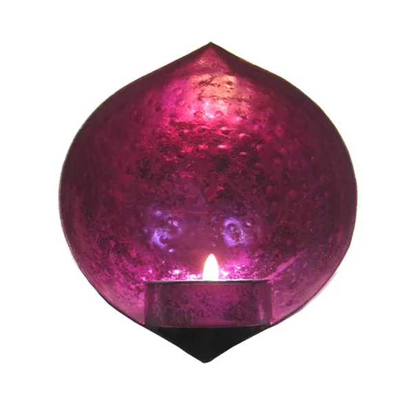 Rustic_Pink_Leafing_Drop_Shape_Wall_Candle_Holders_Pink_Leafing-(Pack_of_2_Pcs)