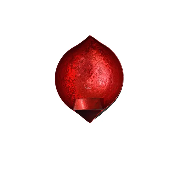 Rustic_Red_Leafing_Drop_Shape_Wall_Candle_Holders_Red_Leafing-(Pack_of_2_Pcs)