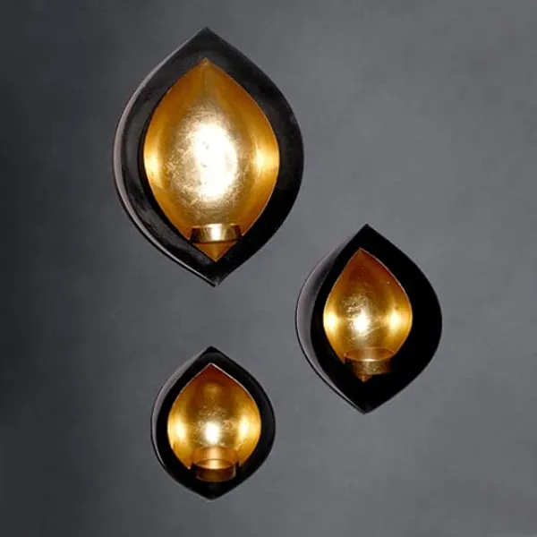 Dual_Diya_Shape_Wall_Hanging_Candle_Holder_Set_of_3_Pcs
