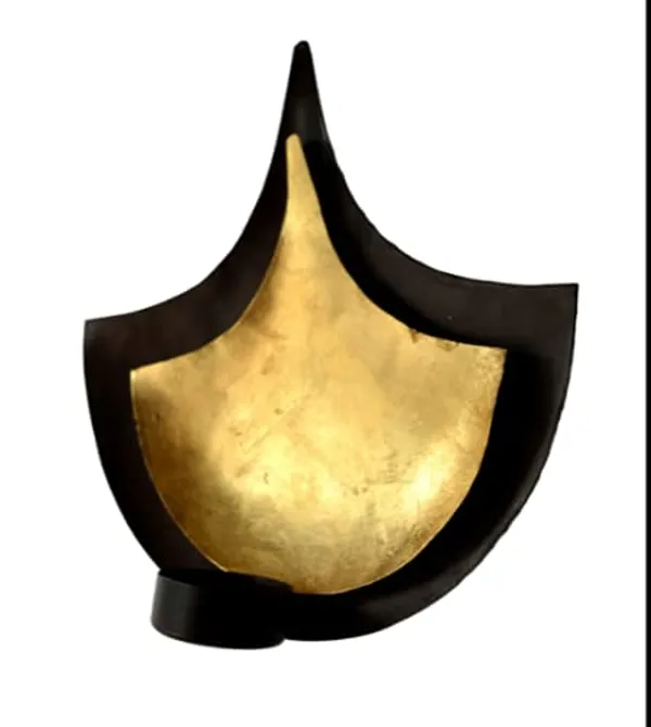 Gold_Leafing_Diya_Shape_Wall_Candle_Holder_-_(Gold_Leafing-_Pack_of_1pc)