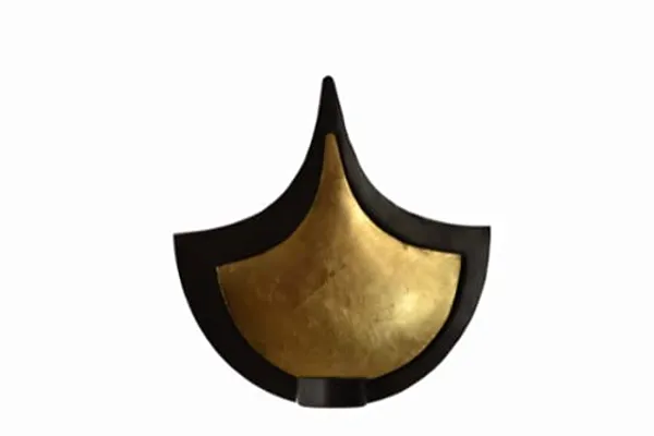 Gold_Leafing_Diya_Shape_Wall_Candle_Holder_-_(Gold_Leafing-_Pack_of_1pc)