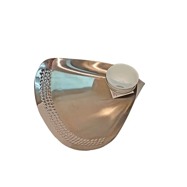 Chip_and_Dip_Tray_in_Stainless_Steel,_Satin_Finish_With_Ceramic_Bowl_Pack_of_1