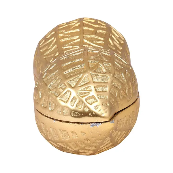 Gold_Peanut_Design_Snacks_Server_Set_of_2Pcs_in_Gold_Platting,_Housewarming_Gift,_Gift_for_Diwali_by