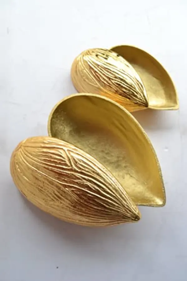 Gold_Almond_Shape_Snacks_Server_Gold_Set_of_2_Pcs_for_Dinning_Table_Decor,_Party_Decor_by