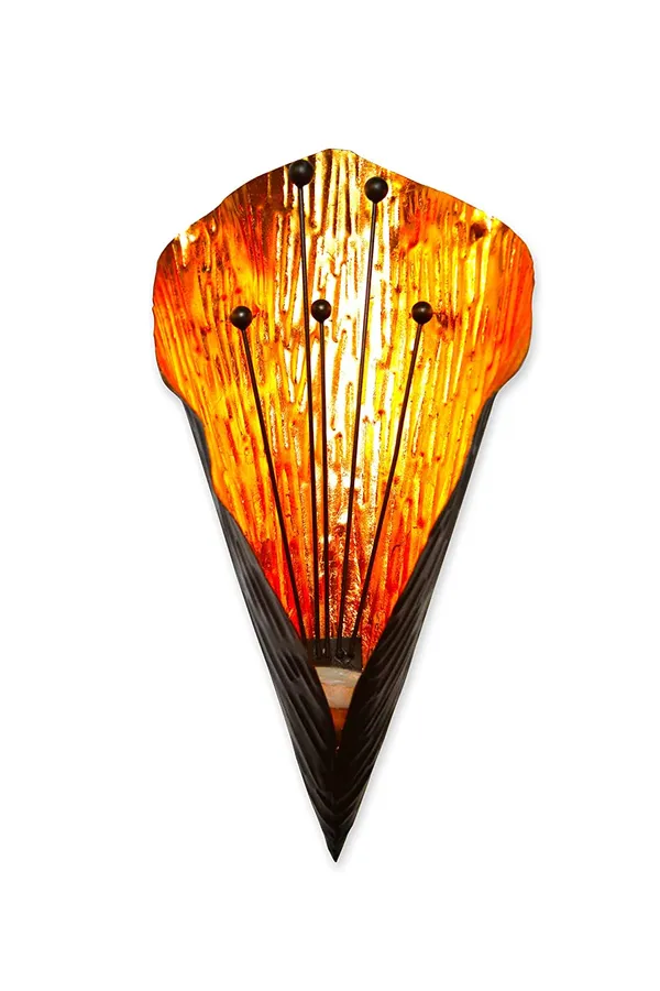 Tulip_Wall_Candle_Holder_Copper_Leafing_12"