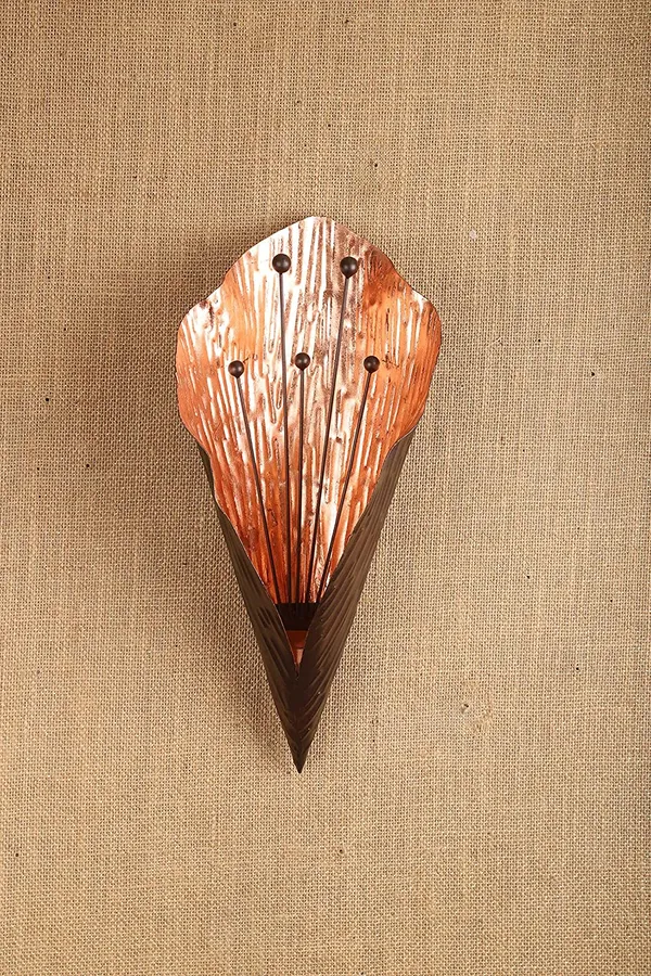 Tulip_Wall_Candle_Holder_Copper_Leafing_12"